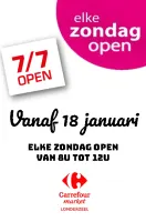 📢Vanaf 18/01/2026, is je Carrefour Londerzeel elke zondag open van 8u tot 12u!!!!